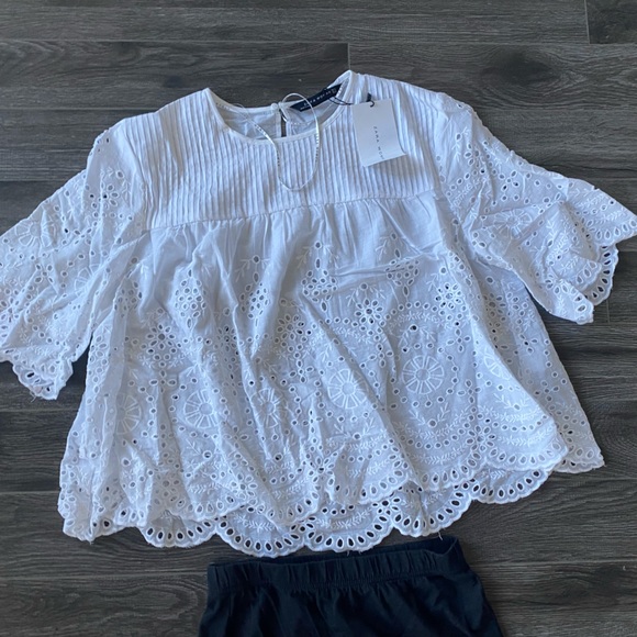 Zara eyelet top and skirt! - Picture 3 of 3